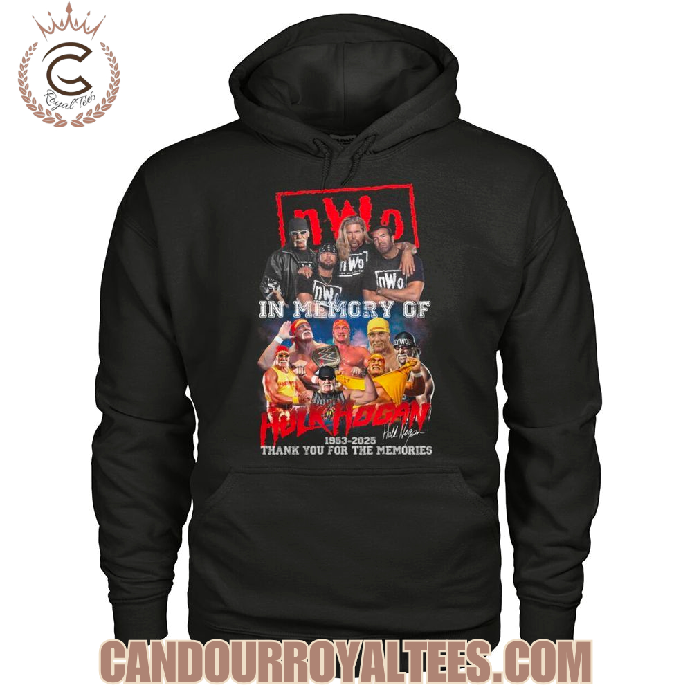 nWo In Memory Of Hulk Hogan 1953-2025 Thank You For The Memories T-Shirt nWo In Memory Of Hulk Hogan 1953-2025 Thank You For The Memories T-Shirt