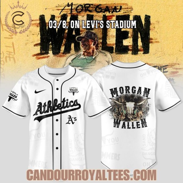 Oakland Athletics x Wallen Morgan tour Merch 2025 Jersey