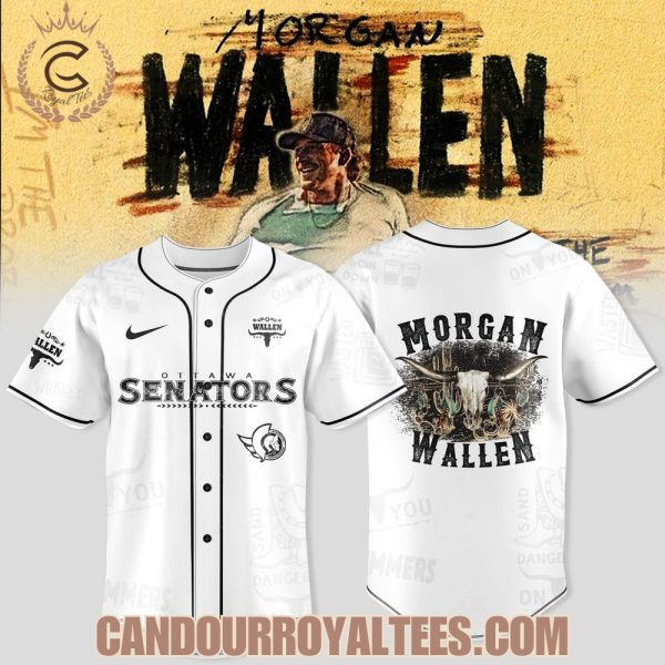 Ottawa Senators x Morgan Wallen tour Merch 2025 Jersey