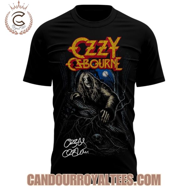 Ozzy Osbourne Bark at the Moon Vintage Album Signature T-Shirt