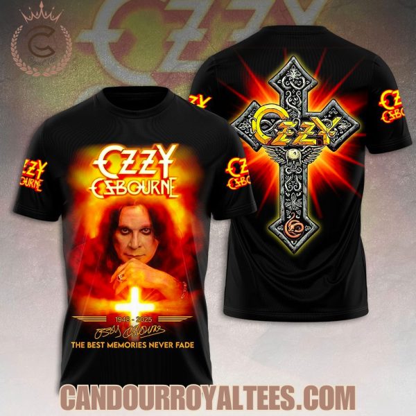 Ozzy Ozbourne 1948 – 2025 The Best Memories Never Fade Tshirt, Hoodie