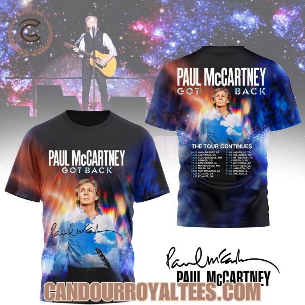 Paul Mccartney Got Back The Tour Continues Tshirt, Hoodie