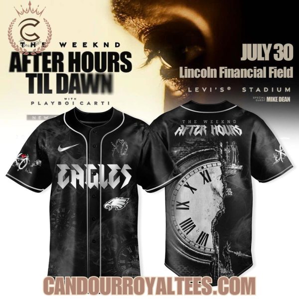 Philadelphia Eagles x The Weeknd After Hours Til Dawn 2025 Tour Jersey