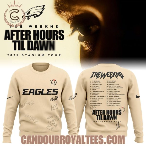 Philadelphia Eagles x The Weeknd After Hours Til Dawn Tshirt