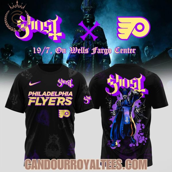 Philadelphia Flyers x Ghost Band World Tour 2025 Tshirt, Hoodie