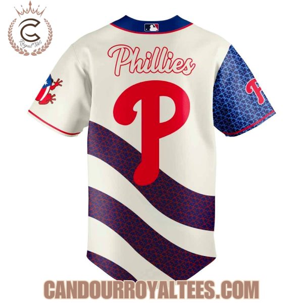 Philadelphia Phillies Puerto Rico Themed Jersey 2025 Jersey
