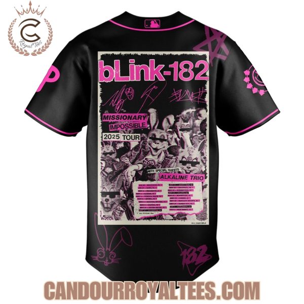 Philadelphia Phillies x Blink-182 Missionary Impossible Tour 2025 Jersey