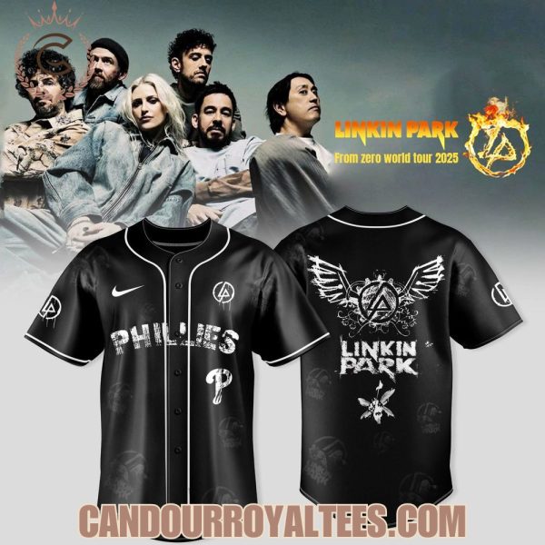 Philadelphia Phillies x Linkin Park From Zero World Tour 2025 Jersey