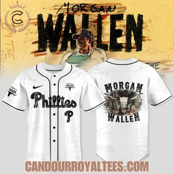 Philadelphia Phillies x Wallen Morgan tour Merch 2025 Jersey
