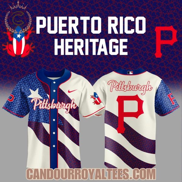 Pittsburgh Pirates Puerto Rico Themed Jersey 2025 Jersey