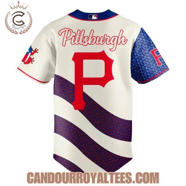 Pittsburgh Pirates Puerto Rico Themed Jersey 2025 Jersey
