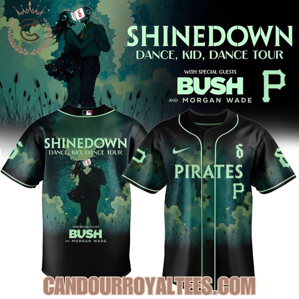 Pittsburgh Pirates x Shinedown Dance, Kid, Dance Tour Merch 2025 Baseball Jersey