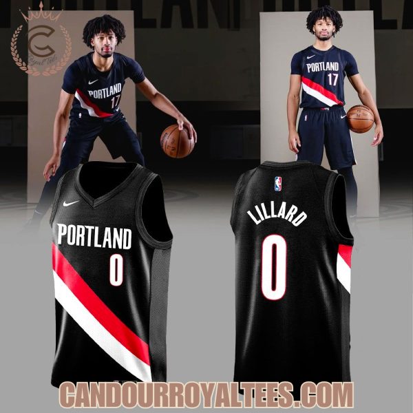 Portland Trail Blazers New Look, Same Mission Black Jersey