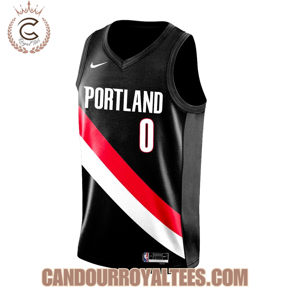 Portland Trail Blazers New Look, Same Mission Black Jersey Portland Trail Blazers New Look, Same Mission Black Jersey