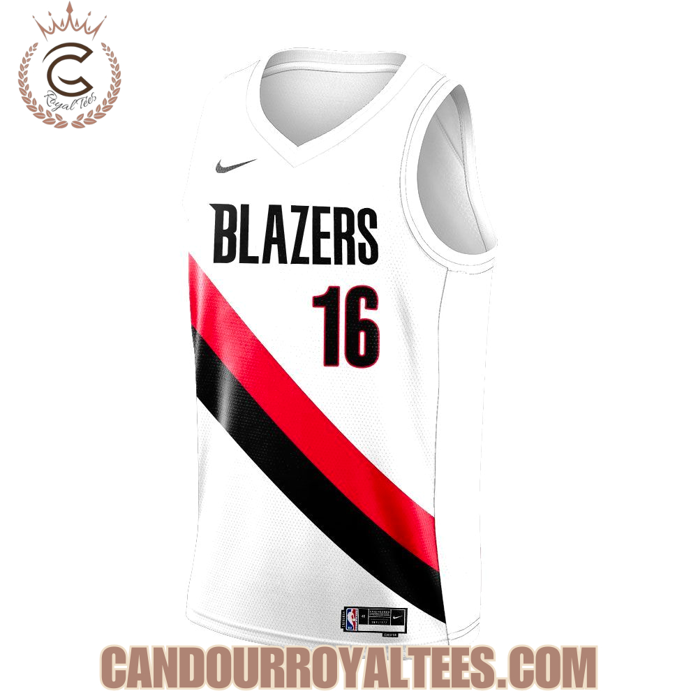 Portland Trail Blazers New Look, Same Mission White Jersey Portland Trail Blazers New Look, Same Mission White Jersey