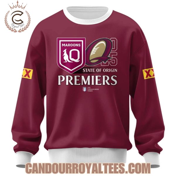 Queensland Maroons 2025 Premiers State Of Origin Tshirt, Hoodie