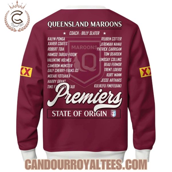 Queensland Maroons 2025 Premiers State Of Origin Tshirt, Hoodie