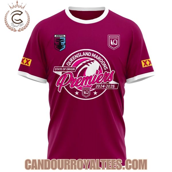 Queensland Maroons Premiers 2024-25 State Of Origin Tshirt, Hoodie