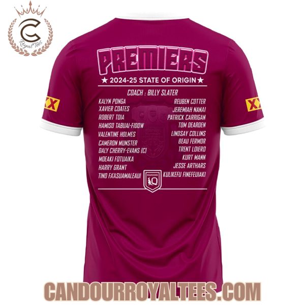 Queensland Maroons Premiers 2024-25 State Of Origin Tshirt, Hoodie