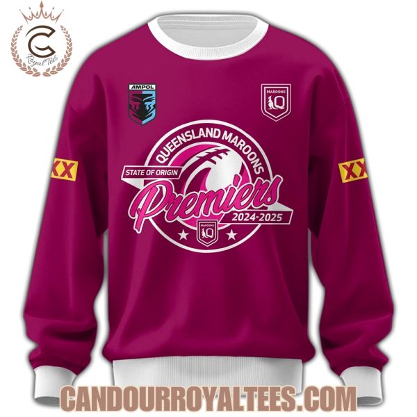 Queensland Maroons Premiers 2024-25 State Of Origin Tshirt, Hoodie