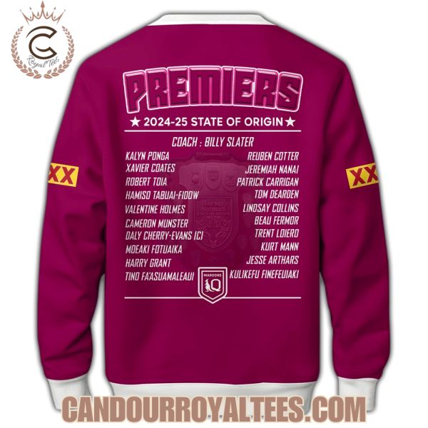 Queensland Maroons Premiers 2024-25 State Of Origin Tshirt, Hoodie