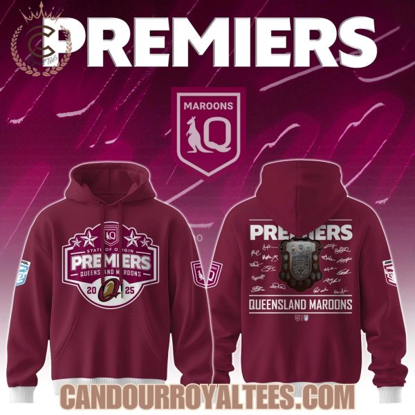 Queensland Maroons State of Origin Premiers 2025 Hoodie