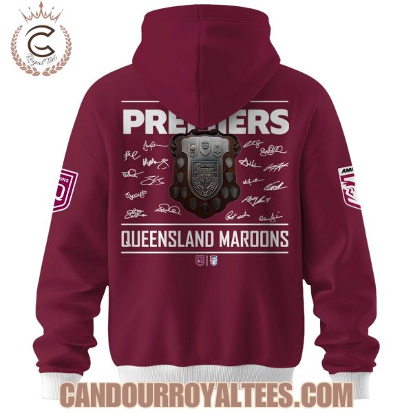 Queensland Maroons State of Origin Premiers 2025 Hoodie