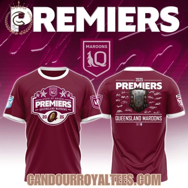 Queensland Maroons State of Origin Premiers 2025 Hoodie