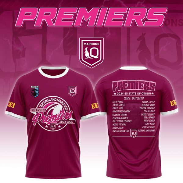Queensland Maroons Premiers 2024-25 State Of Origin Tshirt, Hoodie