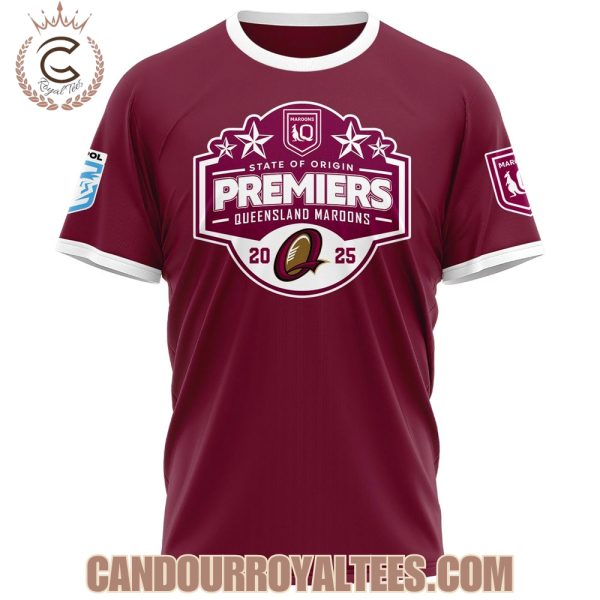 Queensland Maroons State of Origin Premiers 2025 Hoodie