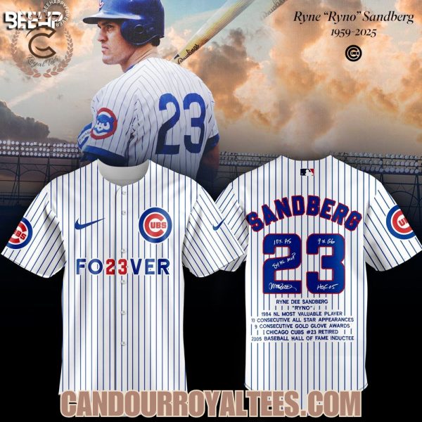 R.I.P Ryne Sandberg Thank You For The Memories Jersey