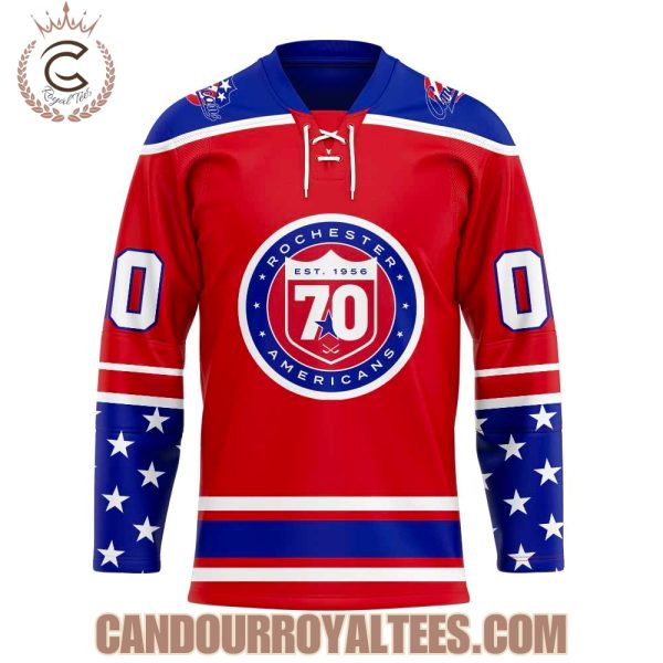 Rochester Americans 70th Season of Amerks Hockey Jersey