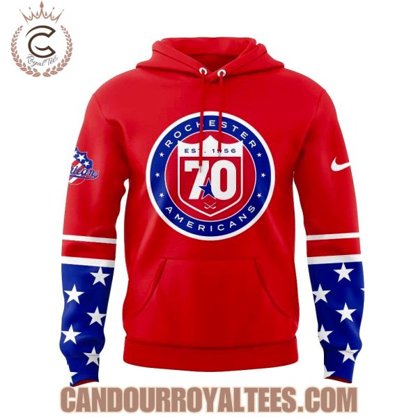 Rochester Americans 70th Season of Amerks Hoodie