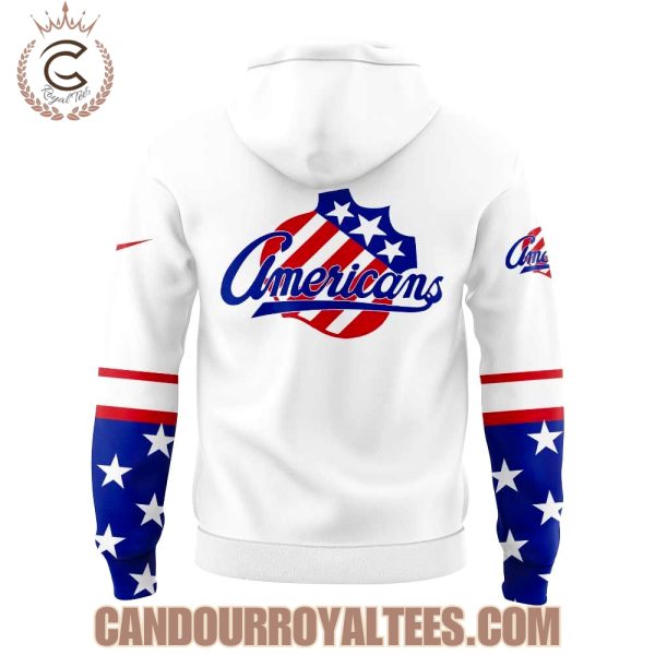Rochester Americans 70th Season of Amerks White Hoodie