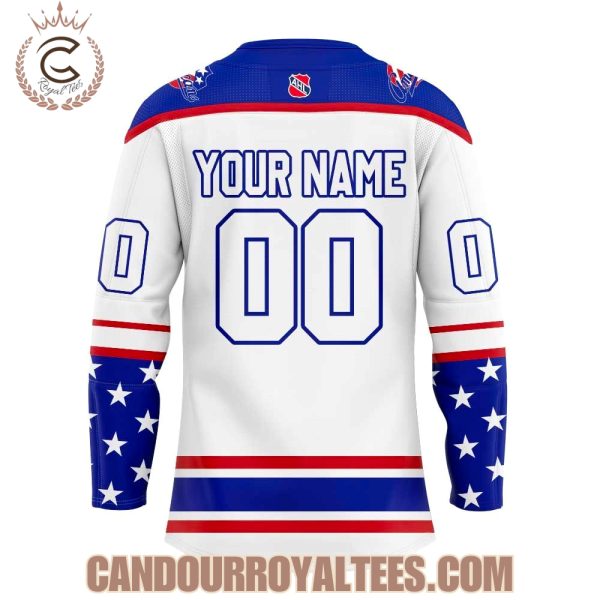 Rochester Americans 70th Season of Amerks White Jersey Custom