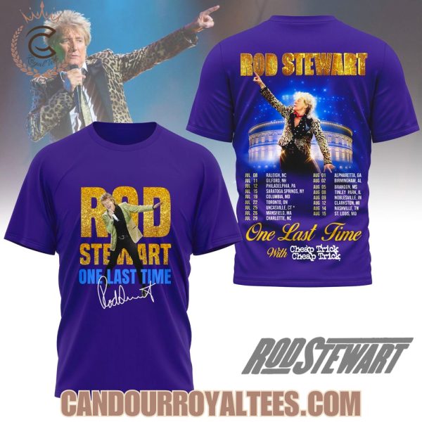 Rod Stewart On Last Time 2025 Tshirt