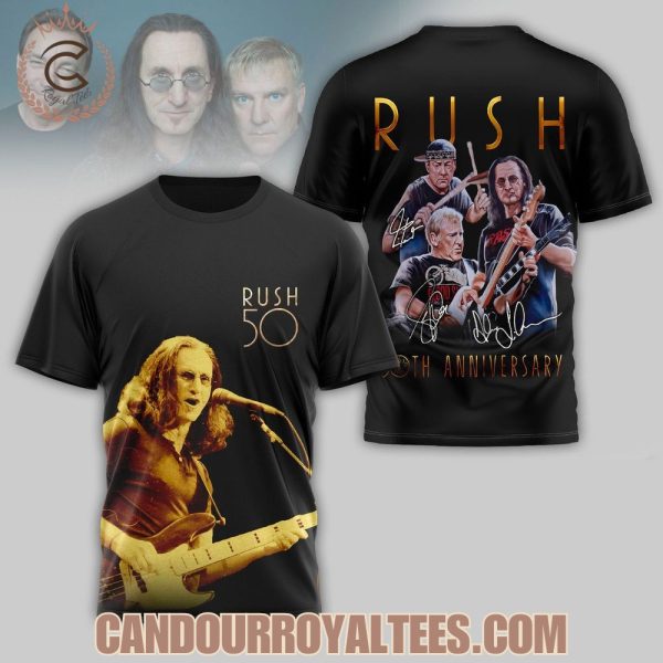 Rush 50th Anniversary Tshirt