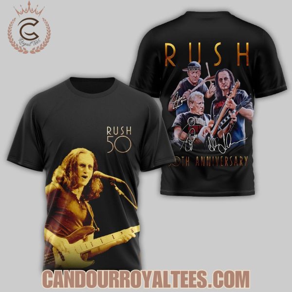 Rush 50th Anniversary Tshirt