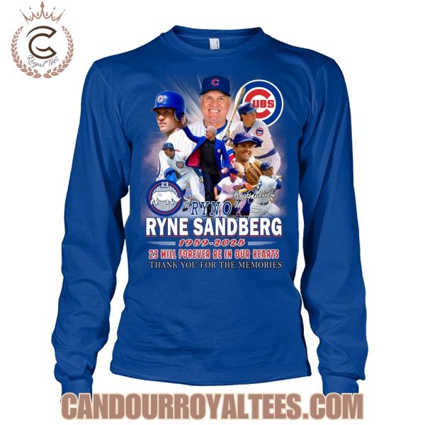 Ryne Sandberg 1959-2025 23 Will Forever Be In Our Hearts T-Shirt