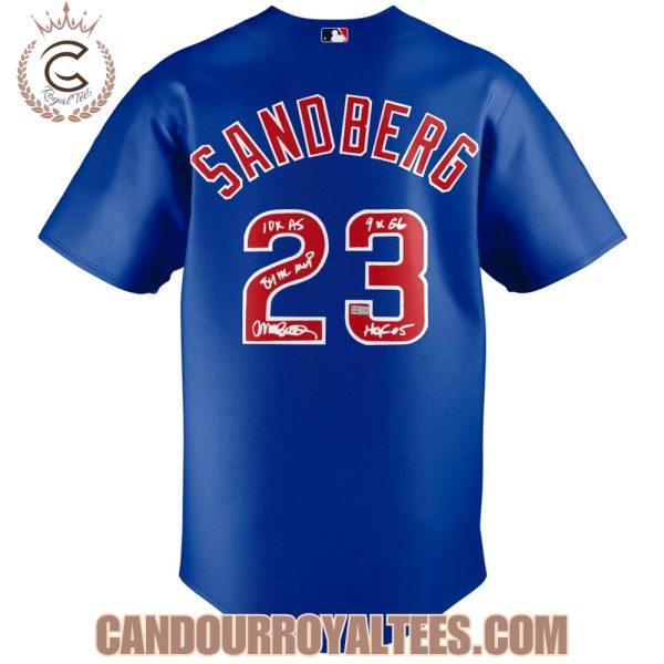 Ryne Sandberg 1959 2025 Blue Jersey