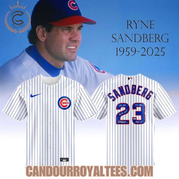 Ryne Sandberg 1959 2025 White Jersey