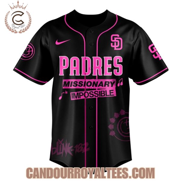 San Diego Padres x Blink-182 Missionary Impossible Tour 2025 Jersey