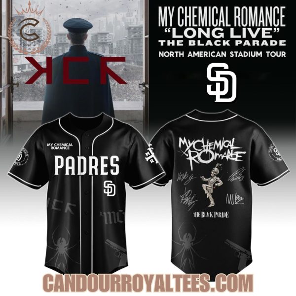 San Diego Padres x My Chemical Romance “Long Live The Black Parade” North American Stadium Tour Jersey