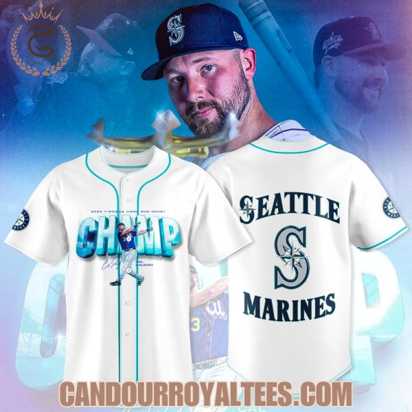 Seattle Mariners Cal Raleigh 2025 Home Run Derby Champ Baseball Jersey