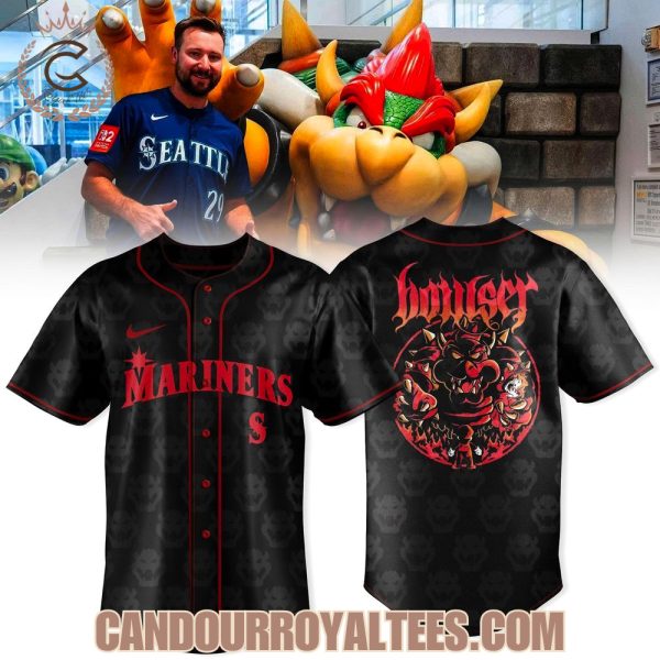Seattle Mariners x Bowser King of the Mound Jersey