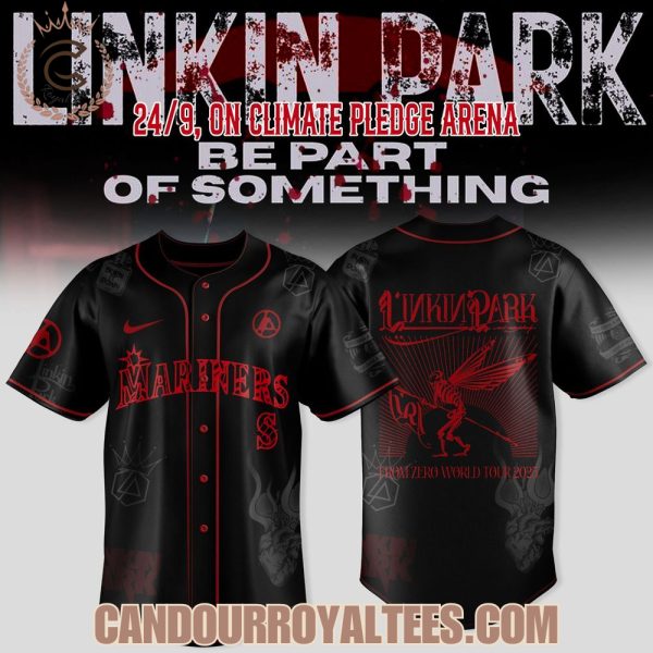 Seattle Mariners x LINKIN PARK: From Zero World Tour 2025 Jersey