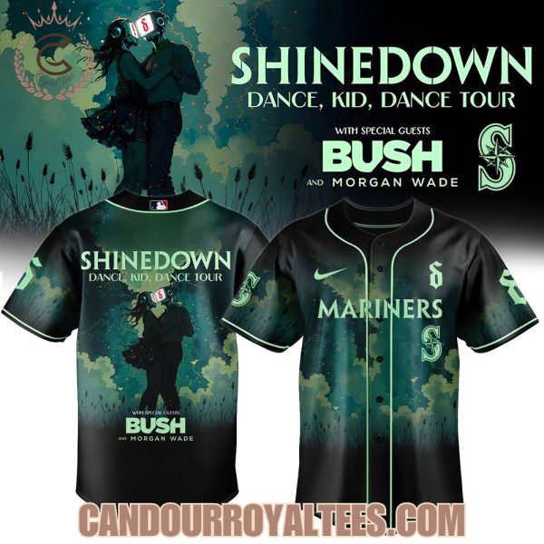 Seattle Mariners x Shinedown Dance, Kid, Dance Tour Merch 2025 Baseball Jersey