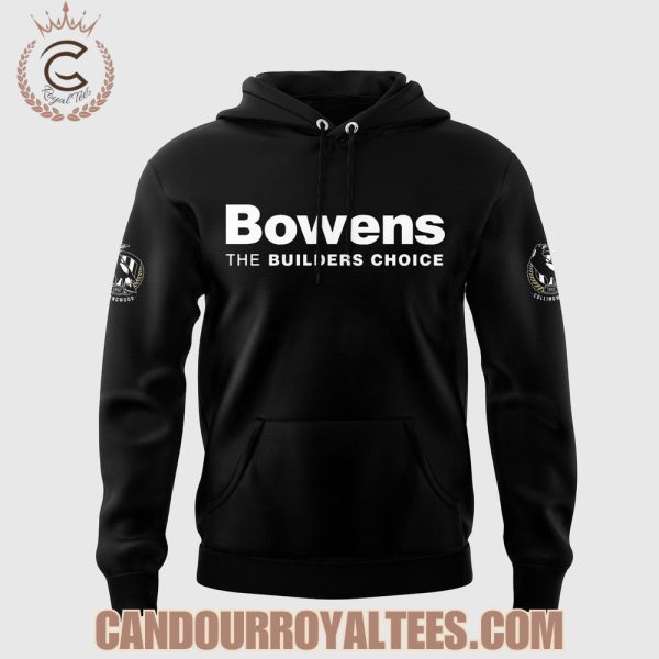 Side By Side 2025 Collingwood Football Club Fly The Magpies Hoodie