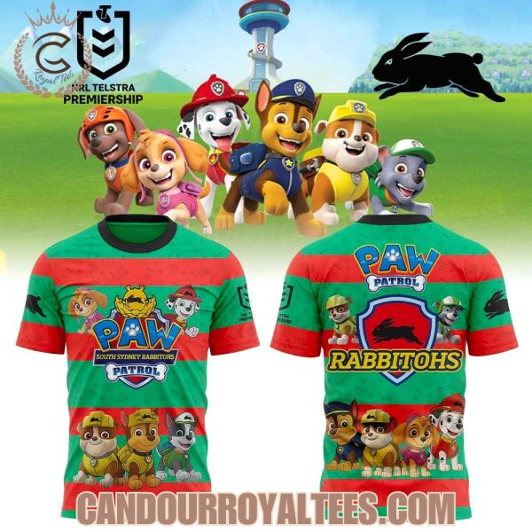 South Sydney Rabbitohs x Paw Patrol Shirt