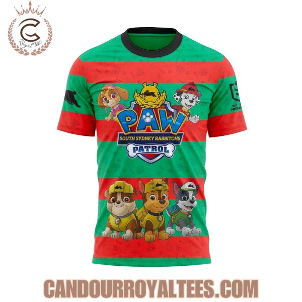 South Sydney Rabbitohs x Paw Patrol Shirt